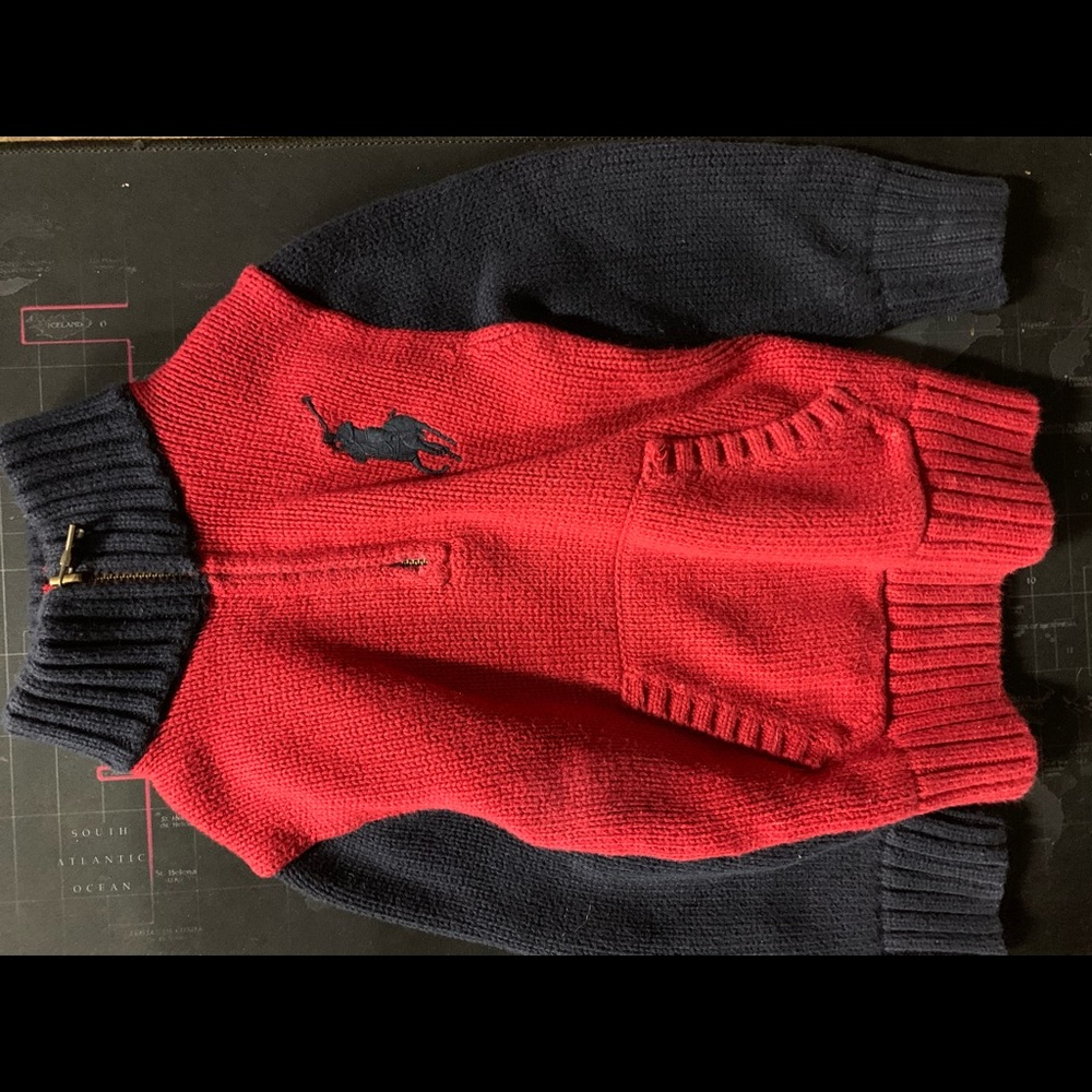 Ralph Lauren Boys 3T half-zip sweater